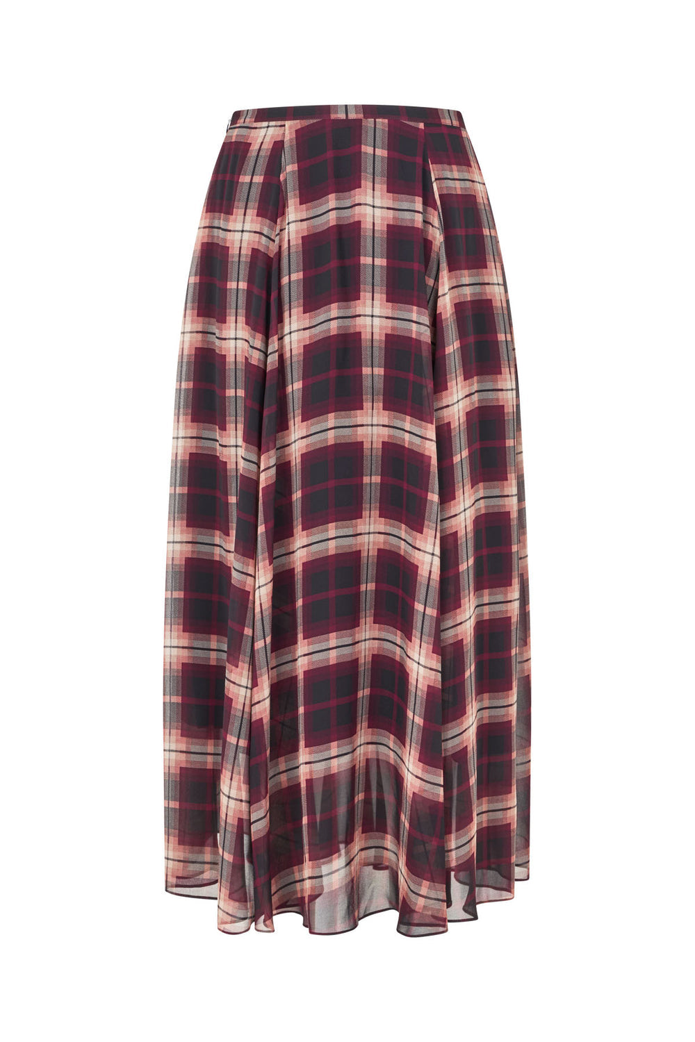 Odellecras Skirt Bordeaux Check
