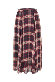 Odellecras Skirt Bordeaux Check