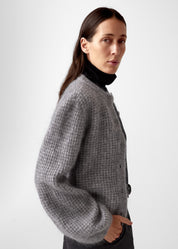 Sofia Mohair Cardigan Grey Mel