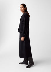 Thelma Wool Skirt Black