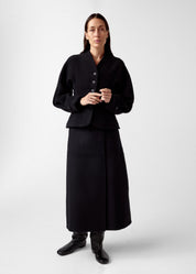 Thelma Wool Skirt Black