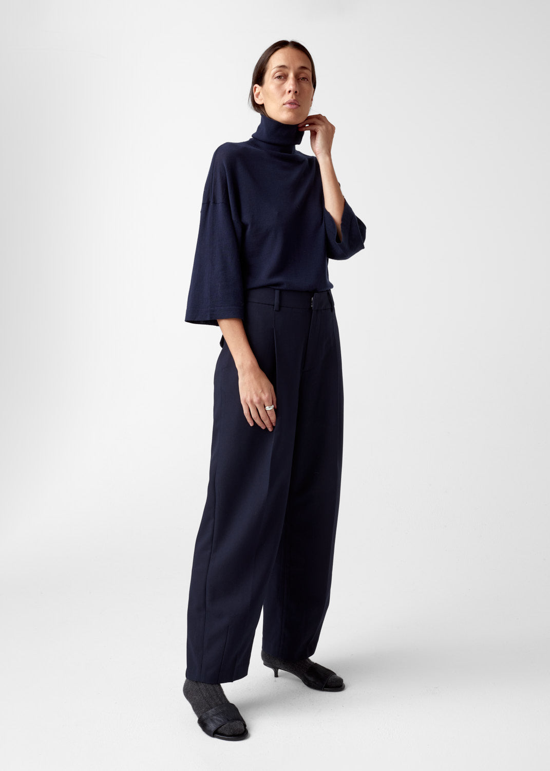 Tia Merino Knit Navy