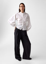 Velora Poplin Shirt White