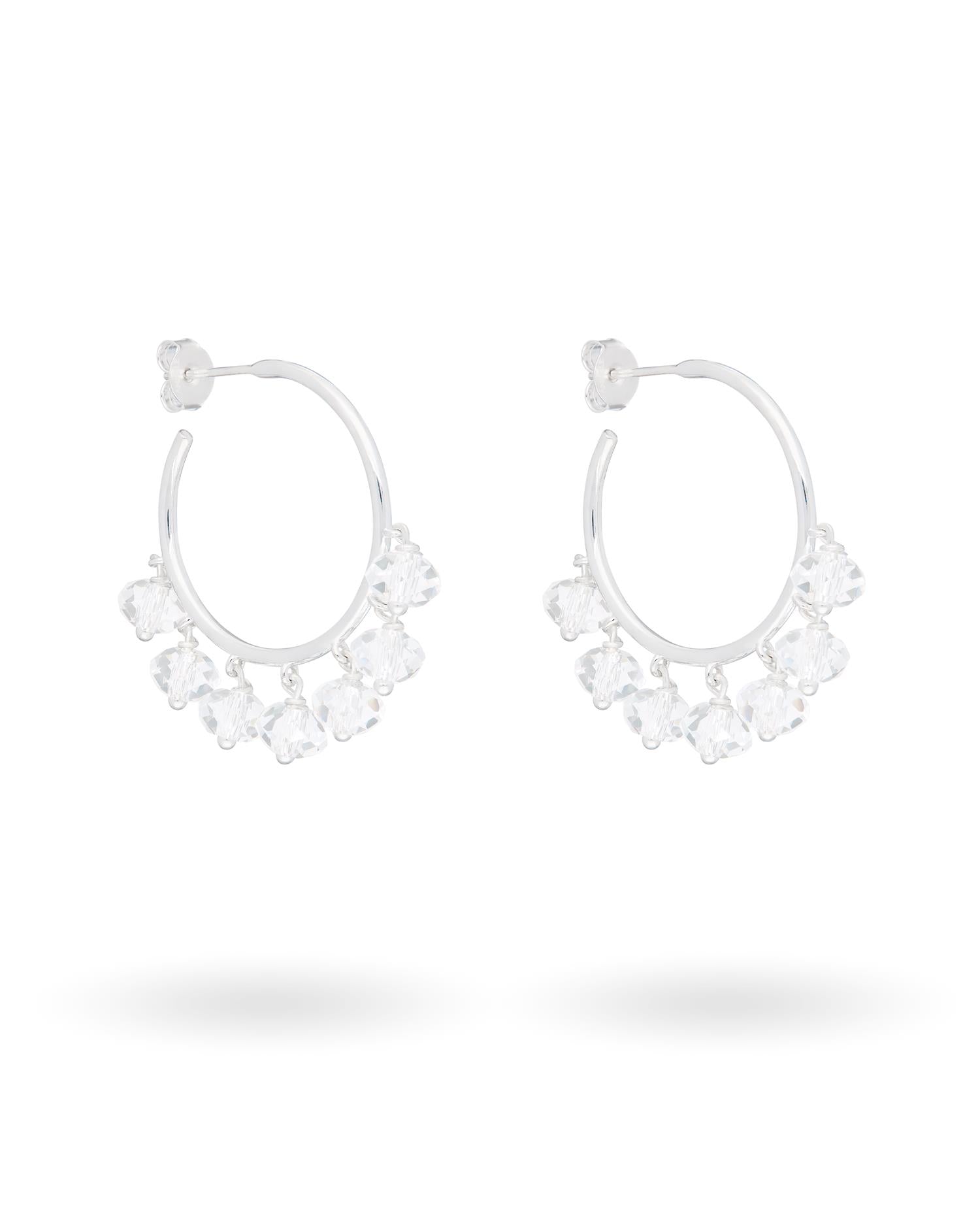 Sugar Swirl Earrings Silver