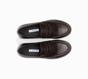 Belle Leather Dk. Brown