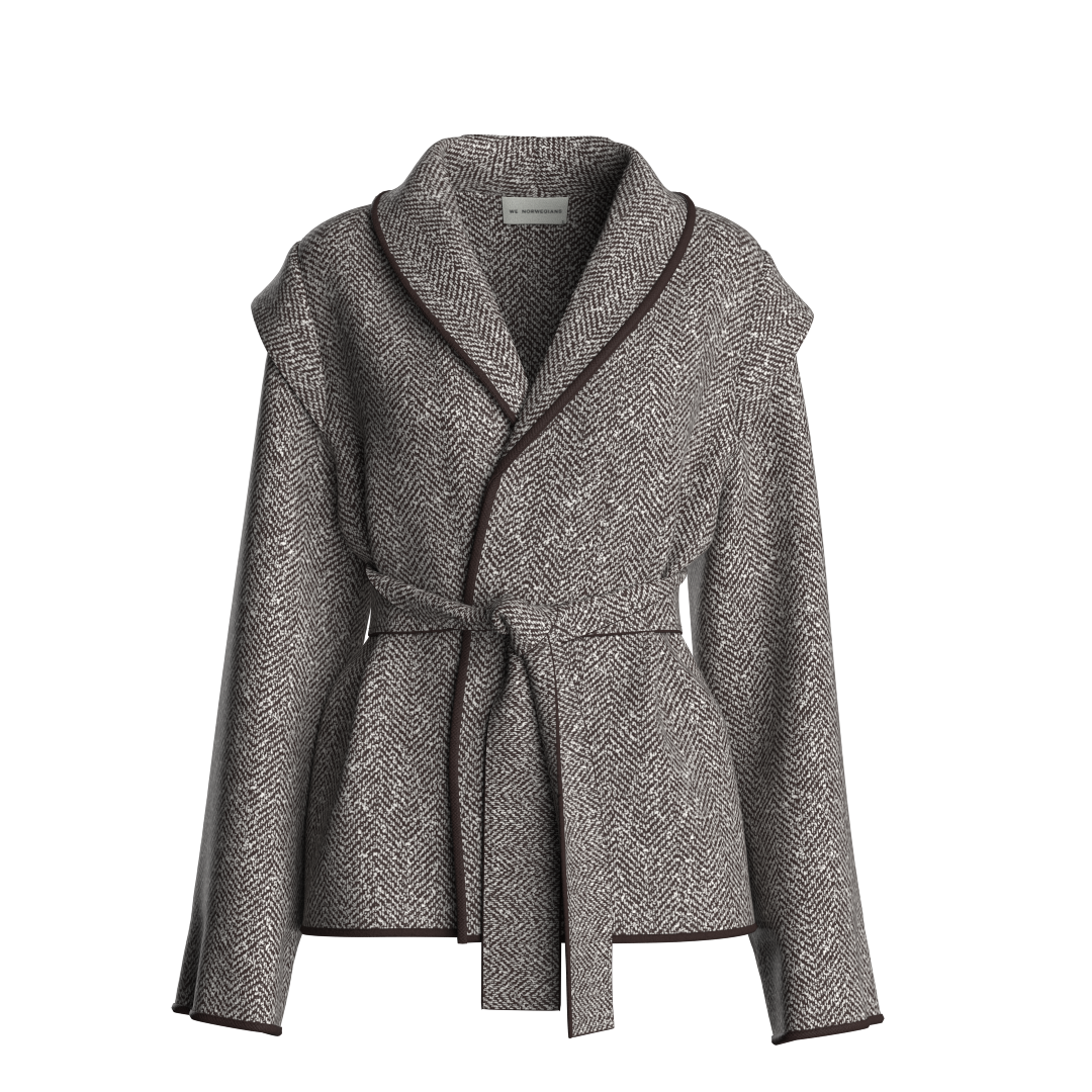 Laerdal Boiled Wool Belted Jacket women
