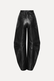 LEATHER CARGO PANTS