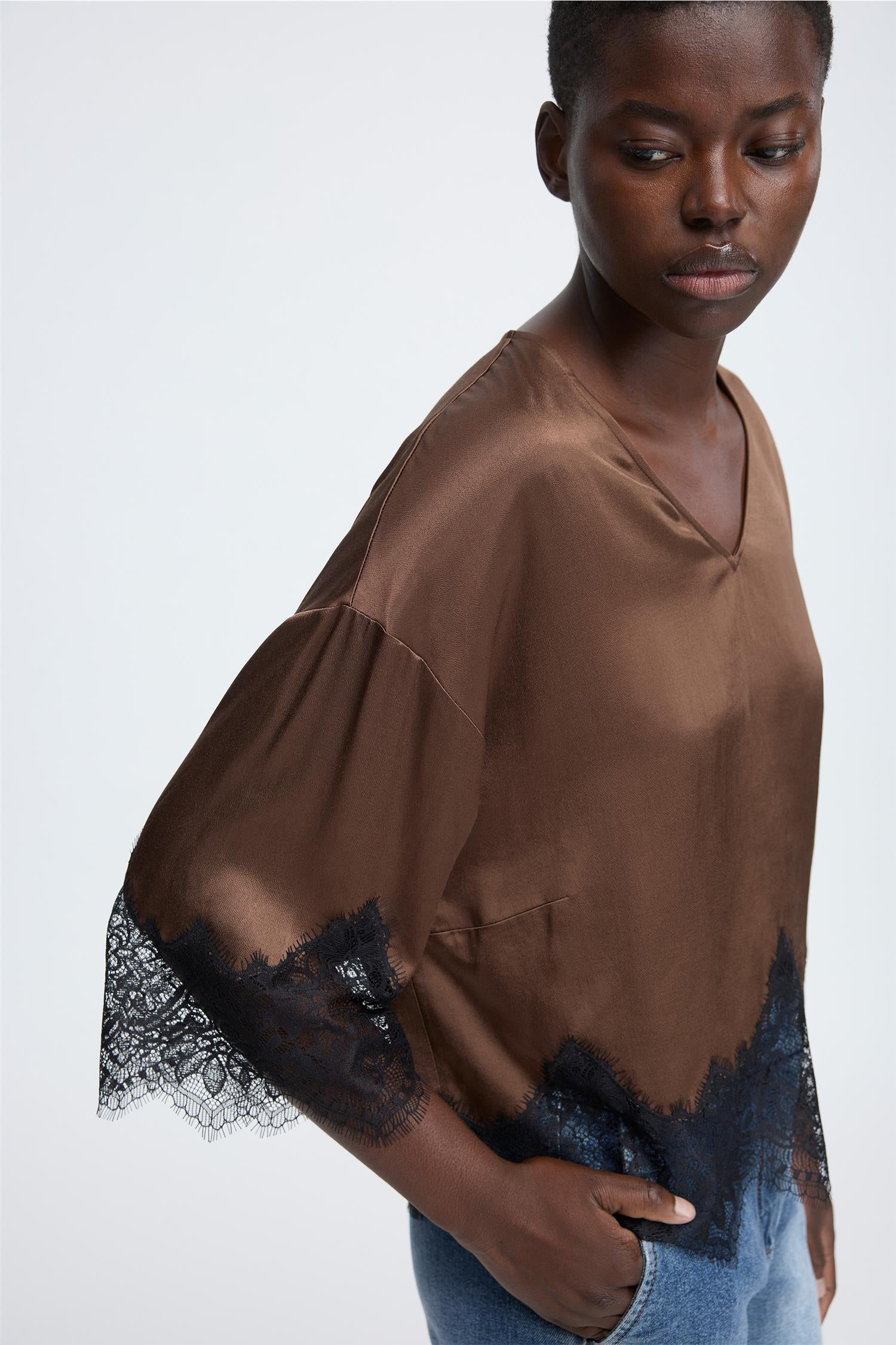 Cafira Top Brown