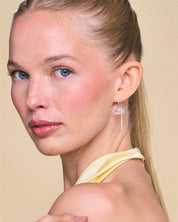 Glossy Glaze Earrings Silver