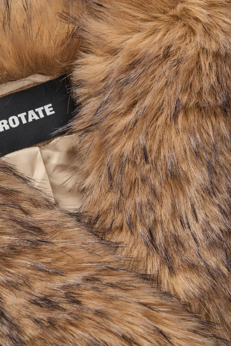 Faux Fur Jacket Nougat