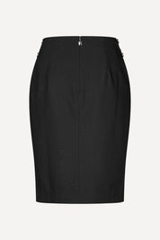Cut Out Rhinestone Skirt Black