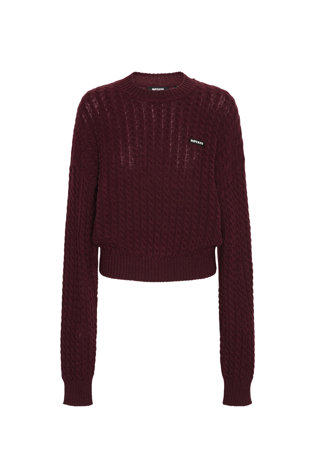 Cable Crewneck genser