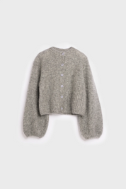 Sofia Mohair Cardigan Grey Mel