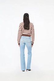Slinky Knit Polo Shaved Chocolate