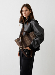 Traversée S Hunting Tweed Brown