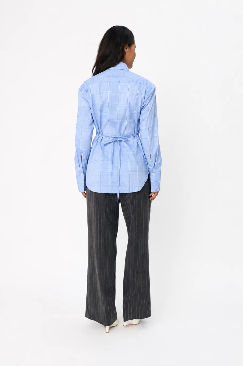 Graciecras Shirt Blue Check