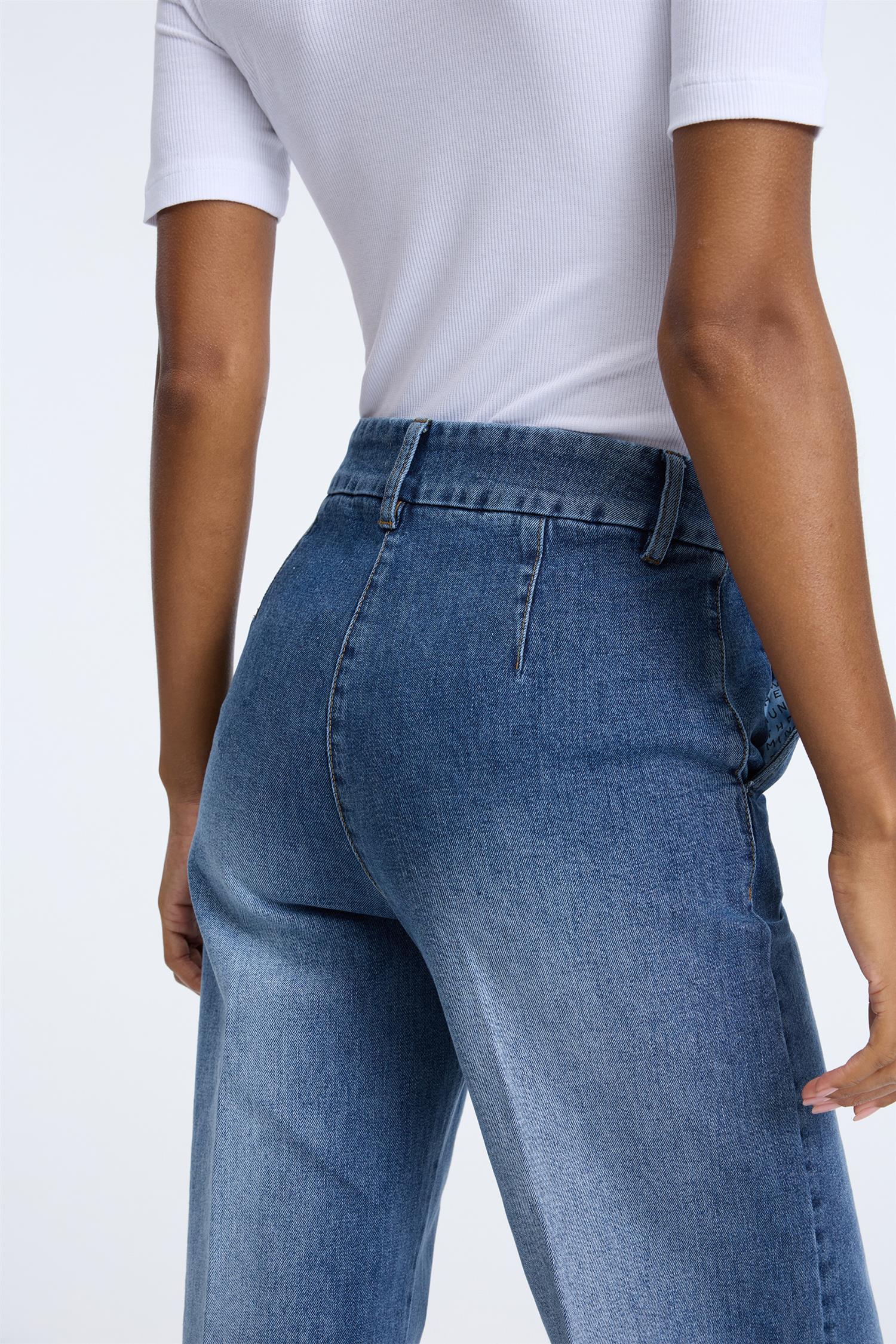 Eileen Denim Pants Blue