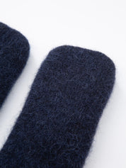 Raulandstind Strikkede Votter Dark Blue