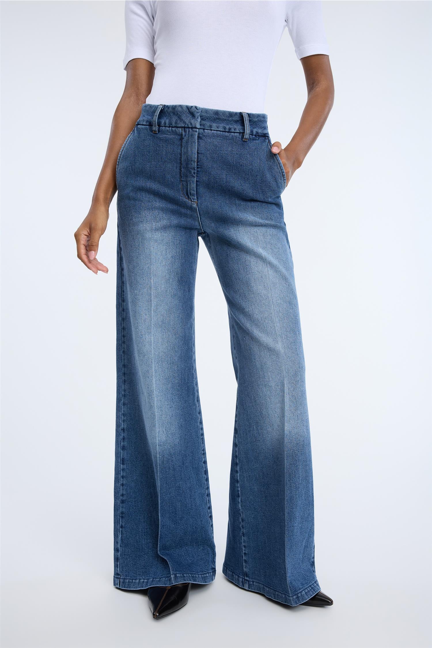 Eileen Denim Pants Blue