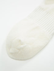 Skutvik Ribbestrikkede Ullsokker Ivory