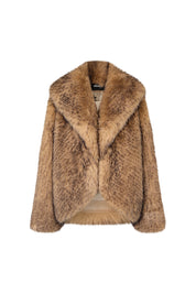 Faux Fur Jacket Nougat