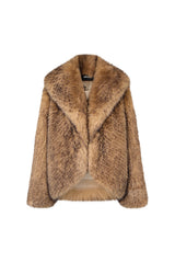 Faux Fur Jacket Nougat