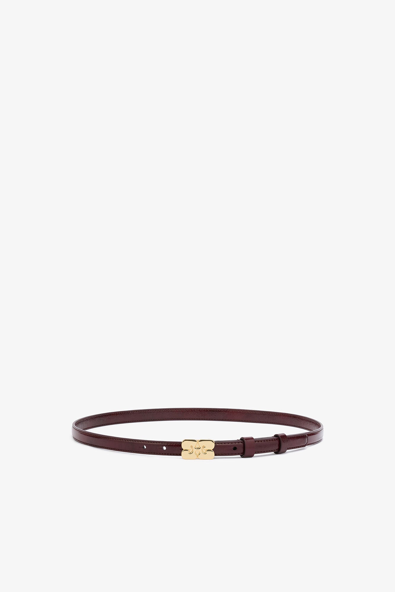 Kat Belt Small Naplack Burgundy