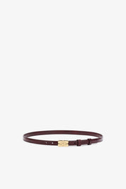 Kat Belt Small Naplack Burgundy
