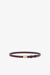 Kat Belt Small Naplack Burgundy