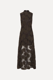 3D FLOWER MAXI DRESS
