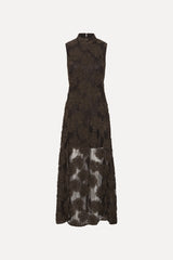 3D FLOWER MAXI DRESS
