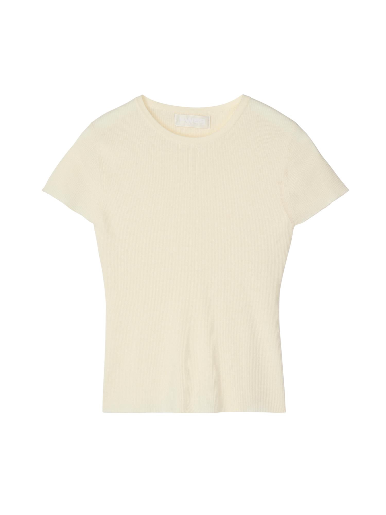 rib knit cap sleeve tee