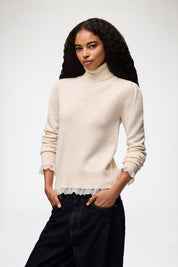 Merino Turtleneck Egret