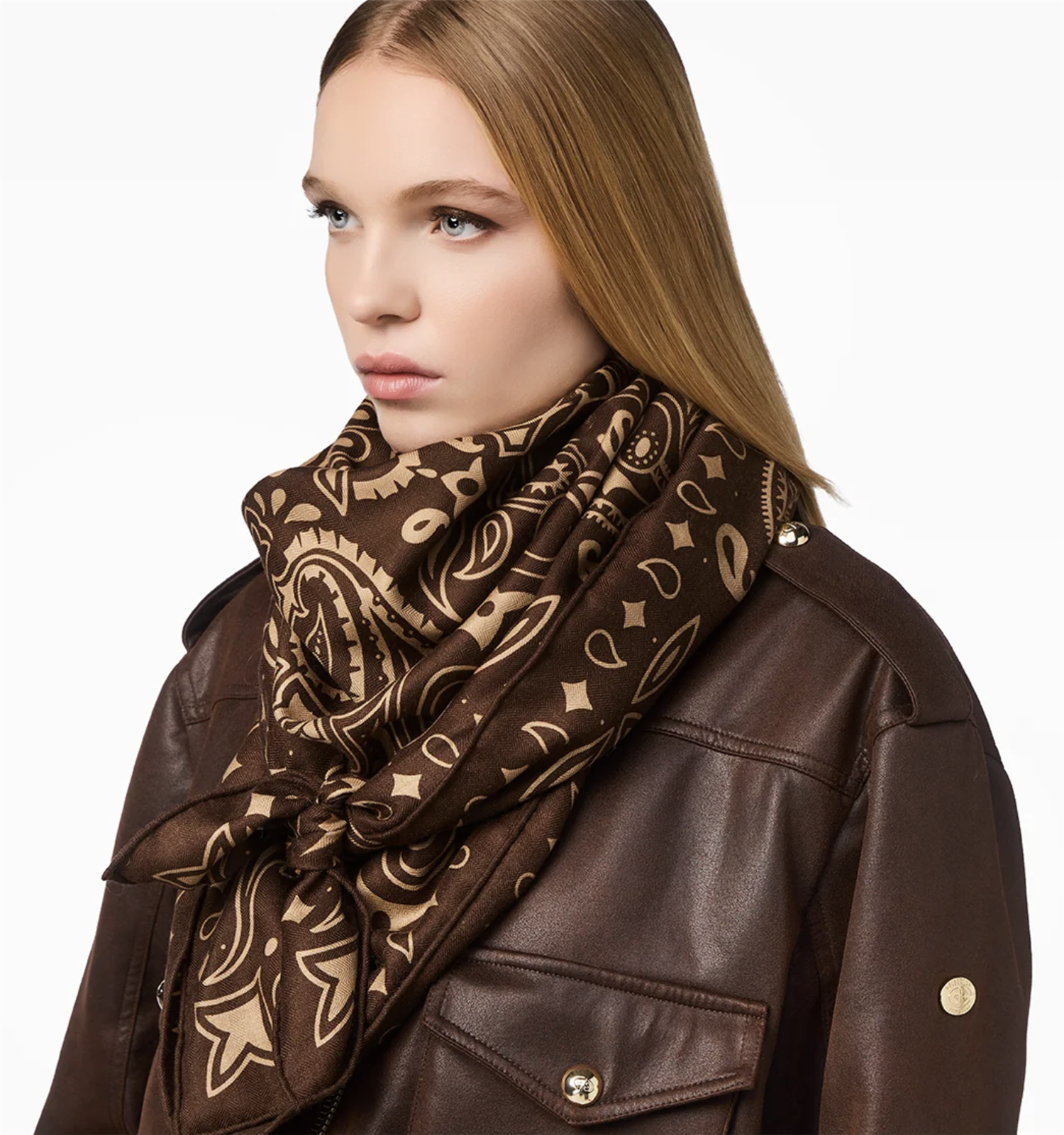 Nagomi Scarf Deep Mocha