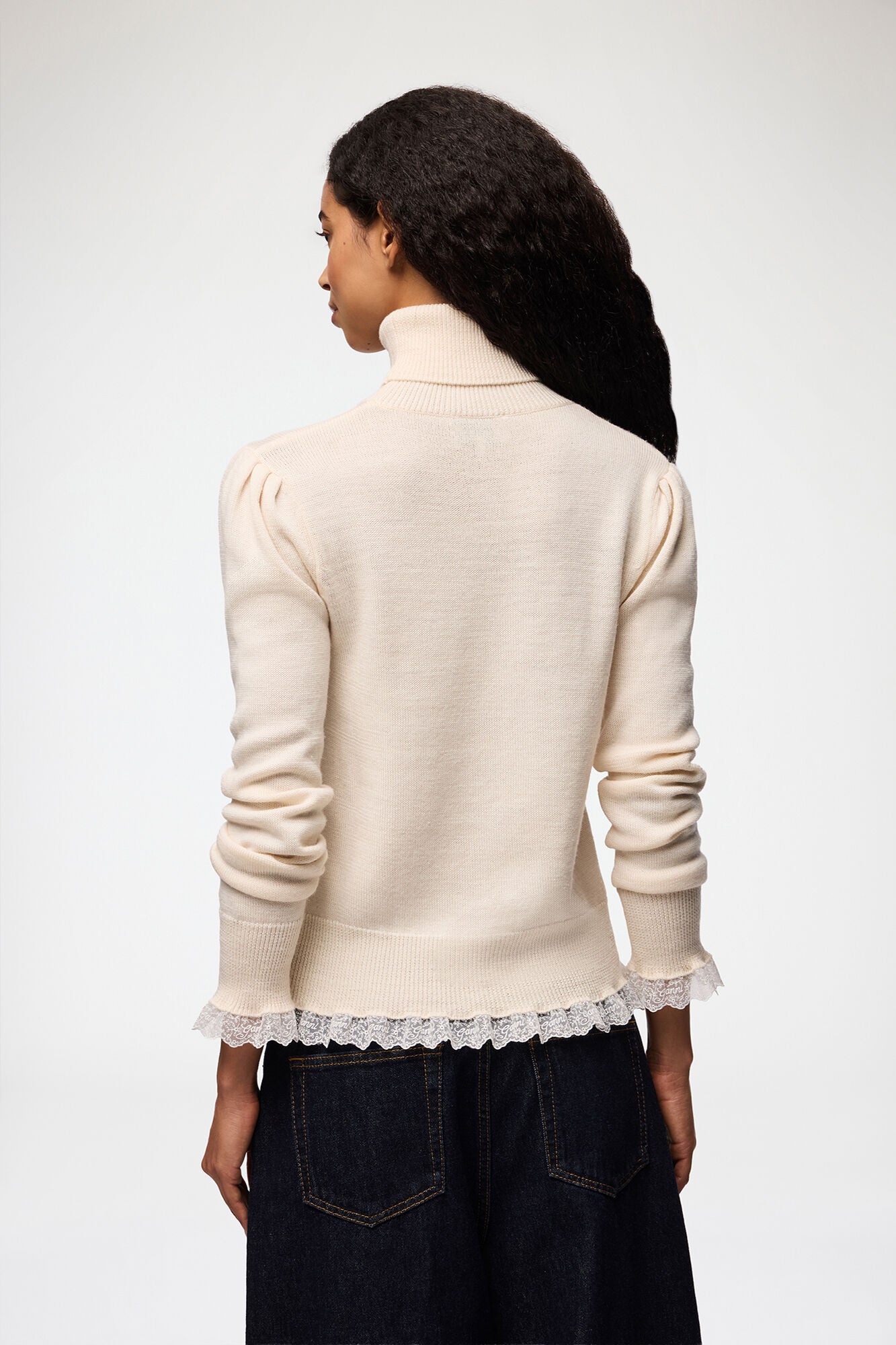 Merino Turtleneck Egret