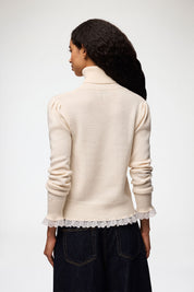 Merino Turtleneck Egret