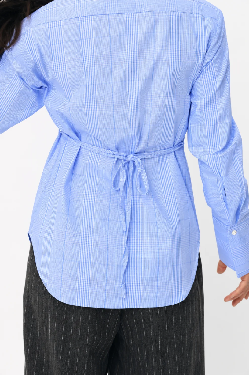 Graciecras Shirt Blue Check