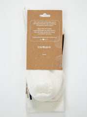 Skutvik Ribbestrikkede Ullsokker Ivory