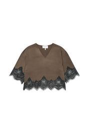 Cafira Top Brown