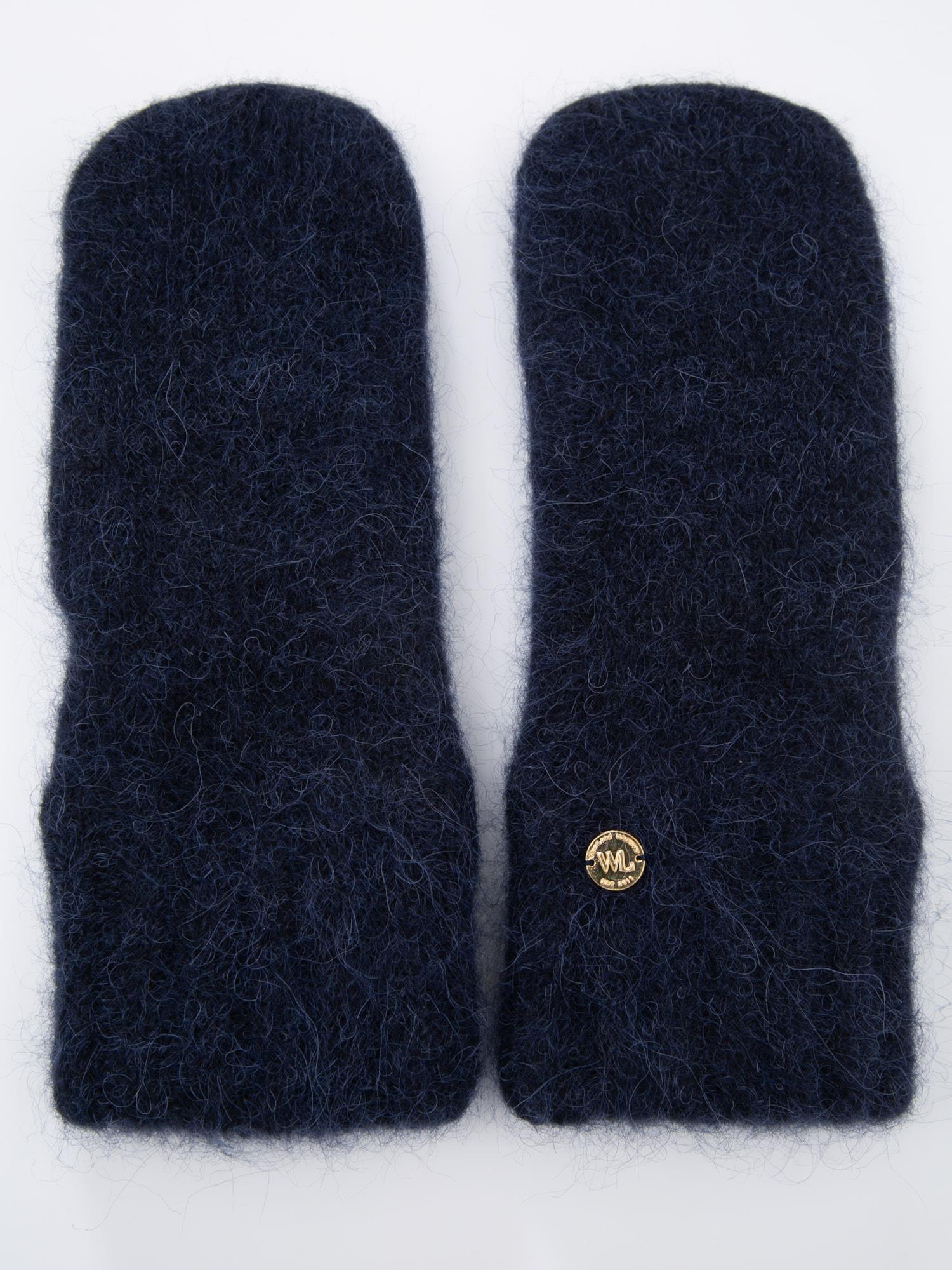 Raulandstind Strikkede Votter Dark Blue