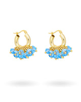 Mini Aquamarine Earrings