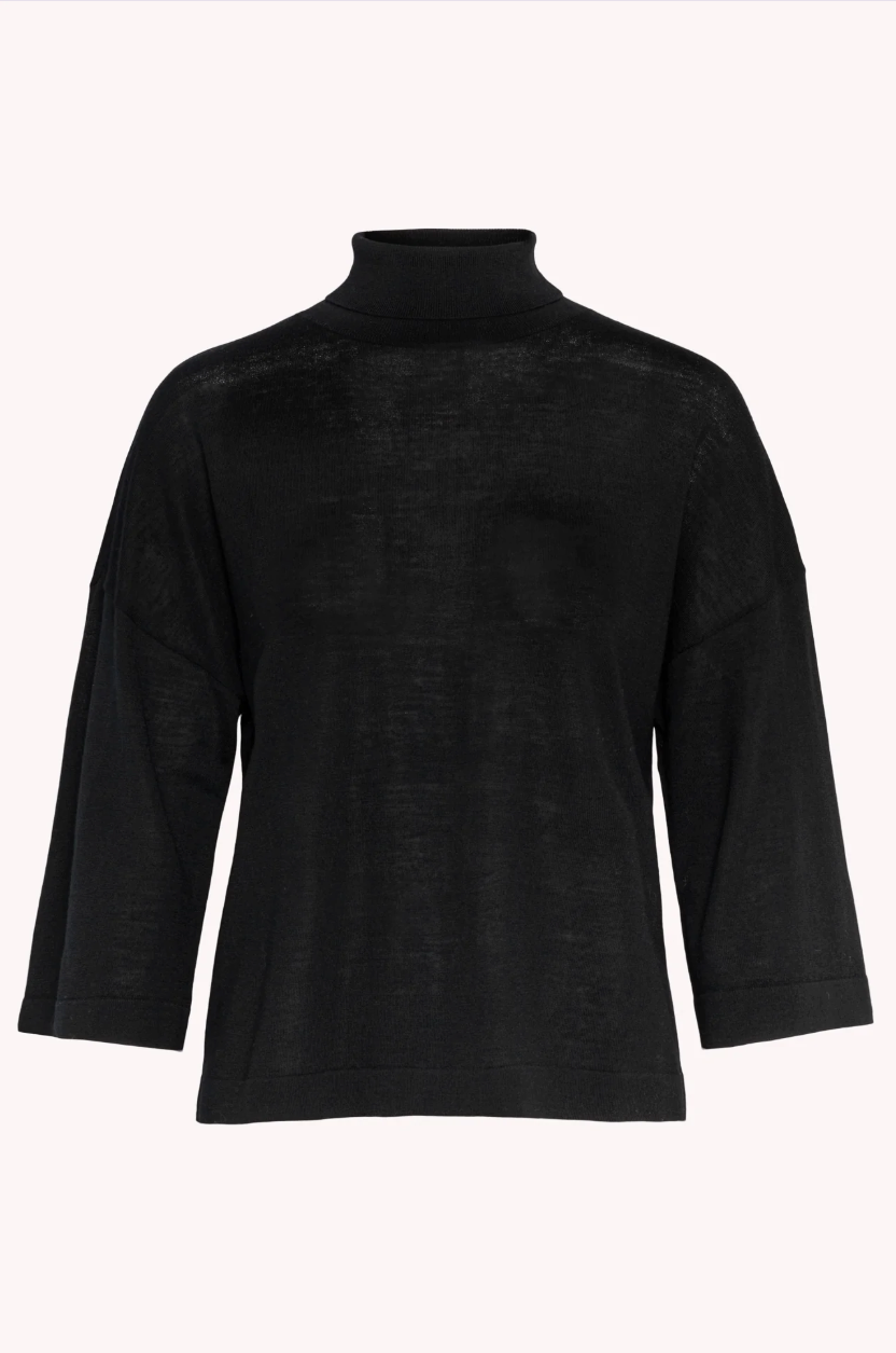 Tia Merino Knit Black