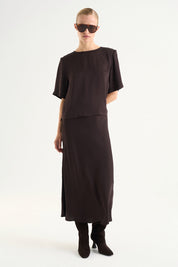 Leonie Satin Tee
