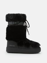 Ltrack Faux-Fur High Boots Black