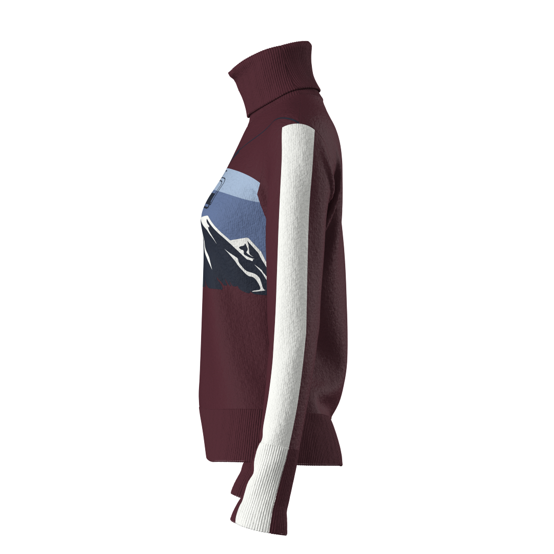 AfterSki Sweater Burgundy