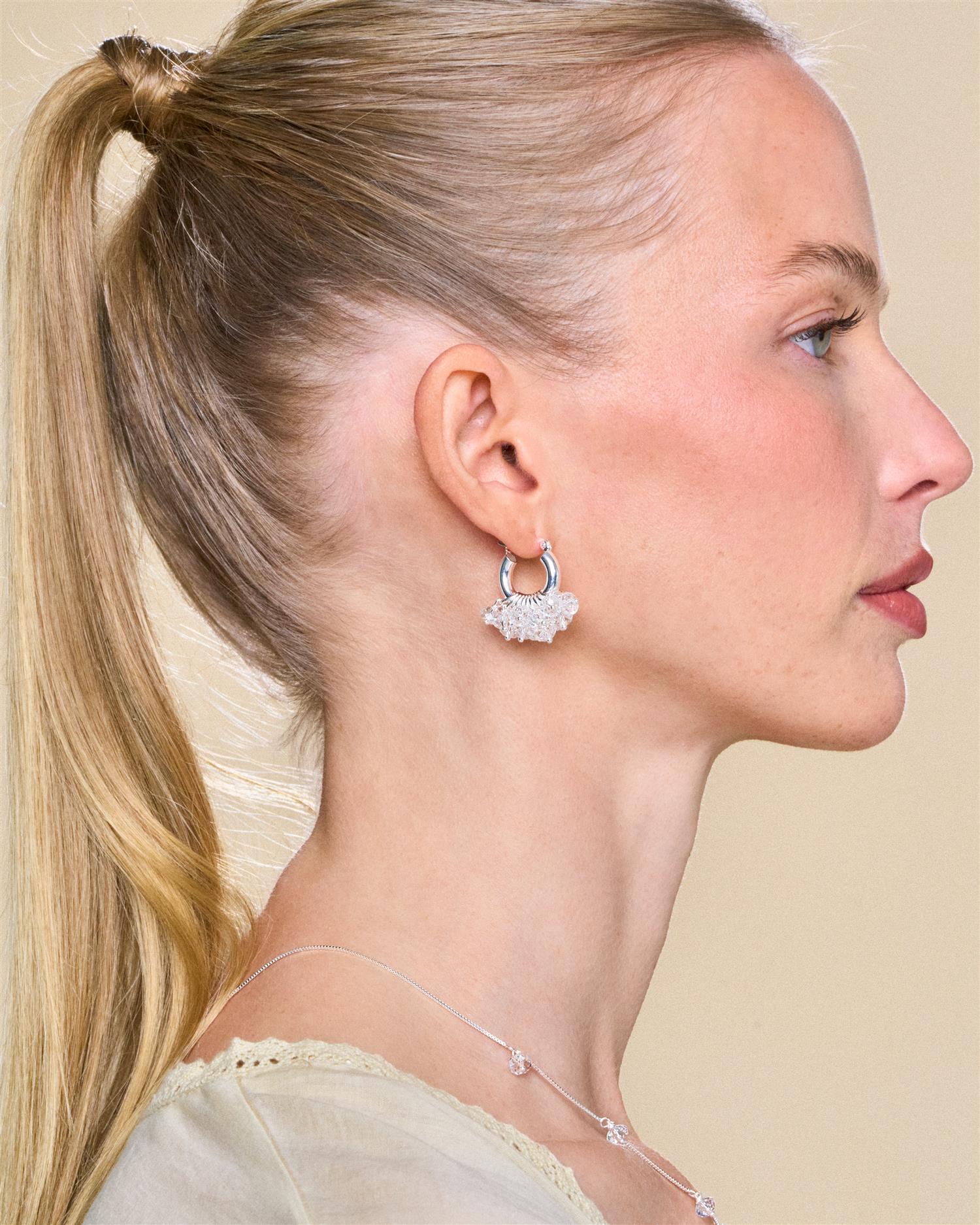 Mini Sugar Rush Earrings Silver