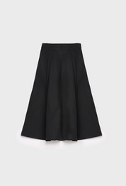 Anna Cotton Skirt Black