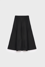 Anna Cotton Skirt Black