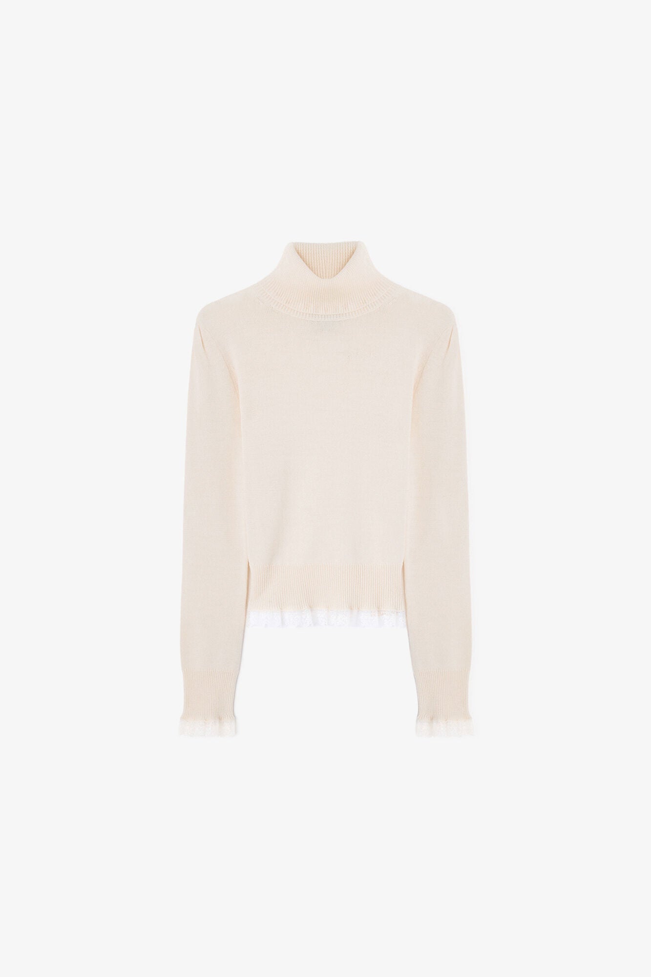 Merino Turtleneck Egret