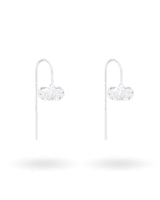 Glossy Glaze Earrings Silver